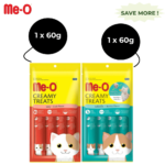 Me O Creamy Crab and Creamy Bonito Cat Treat Combo image 1