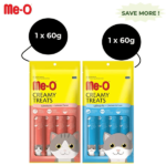 Me O Creamy Salmon and Chicken & Liver Cat Treat Combo image 2