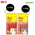 Me O Creamy Salmon and Crab Cat Treat Combo image 1