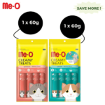 Me O Creamy Salmon and Creamy Bonito Cat Treat Combo image 2