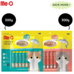 Me O Creamy Salmon and Creamy Bonito Cat Treat Combo image 4