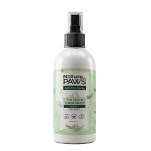 NaturePAWS Tea Tree & Lemon Grass Anti Tick & Flea Spray for Dogs & Cats