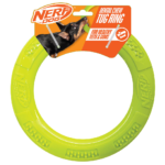 Nerf Dog Dental Tug Ring Toy for Dogs (Green) image 1