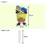 Nerf Dog Hasbro Squeak and Crinkle Plush Toy for Dogs (Yellow/Blue) image 3