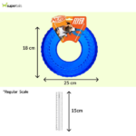 Nerf Dog Translucent Tire Flyer TPR Toy for Dogs (Blue) image 3