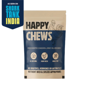 Nootie Happy Chew Dehydrated Blueberry Flavoured Chicken Jerky Dog Treat