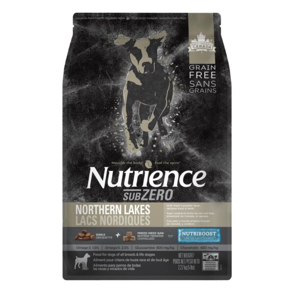Nutrience SubZero Northern Lakes Fish and Duck Flavoured Dog Dry Food