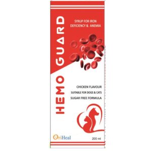 Oriheal Hemoguard Syrup Anemia & Iron Deficiency Dogs & Cats 200ml