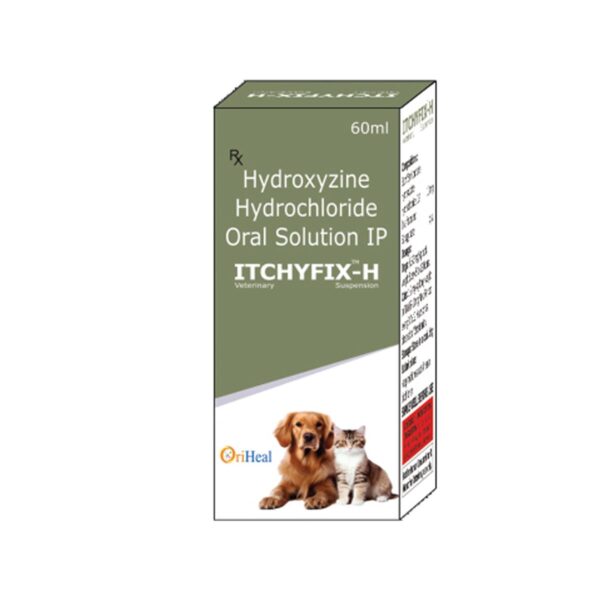 Oriheal Itchyfix H (Hydroxyzine) Oral Solution for Dogs and Cats