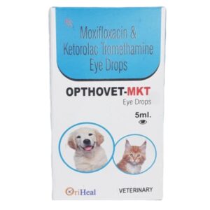 Oriheal Opthovet MKT (Moxifloxacin & Ketorolac Tromethamine) Eye Drops for Dogs & Cats