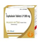 Oriheal Palacef Vet 300mg (Cephalexin) Tablet for Dogs and Cats image 1