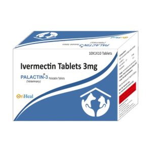 Oriheal Palactin (Ivermectin) 3mg Tablet for Dogs and Cats