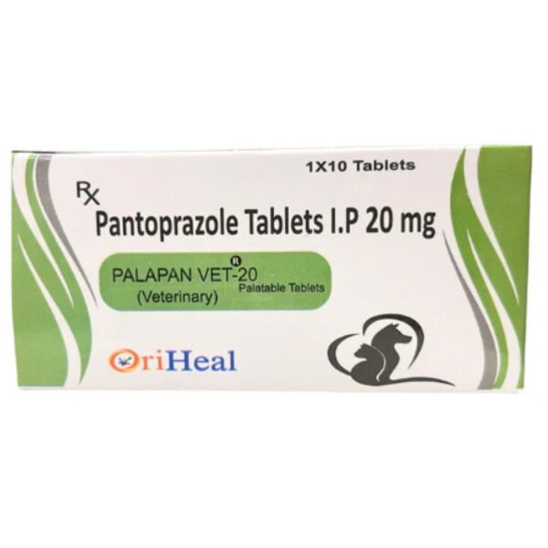 Oriheal Palapan Vet (Pantoprazole) 20mg Tablet for Dogs and Cats
