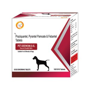 Oriheal Pet DeeWom D XL Dewormer Tablets for Dogs