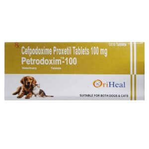 Oriheal Petrodoxim 100mg (Cefpodoxime Proxetil) Tablet for Dogs and Cats