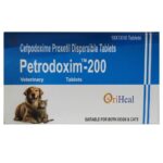 Oriheal Petrodoxim 200mg (Cefpodoxime Proxetil) Tablet for Dogs and Cats image 1