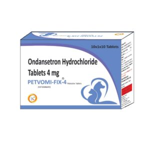 Oriheal Petvomi Fix 4mg (Ondansetron) Tablet for Dogs and Cats