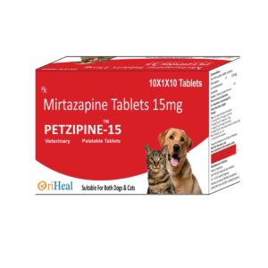 Oriheal Petzipine 15mg (Mirtazapine) Tablets for Dogs and Cats