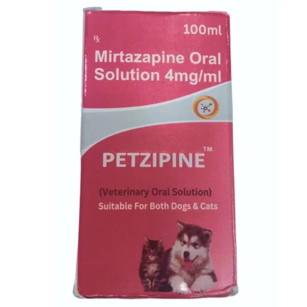 Oriheal Petzipine (Mirtazapine) Oral Solution for Dogs and Cats