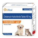 Oriheal Veteroklin 450mg (Clindamycin Hydrochloride) Tablet for Dogs and Cats image 2