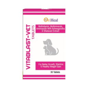Oriheal Vitablast Vet Tablets Multivitamin & Mineral Supplement for Dogs and Cats