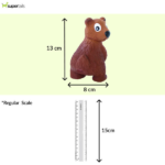Outward Hound Tootiez Bear Latex Rubber Chew Toy for Dogs image 3