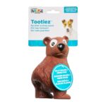Outward Hound Tootiez Bear Latex Rubber Chew Toy for Dogs image 1
