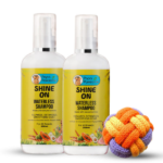 Papa Pawsome Shine On Waterless Shampoo and Braided Rope Ball for Dogs image 2