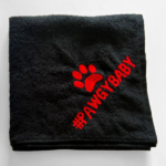 Pawgypets Pet Towel for Dogs and Cats (Black) image 2