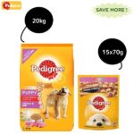 Pedigree Chicken and Milk Dry and Chicken Chunks in Gravy Wet Puppy Food Combo image 2