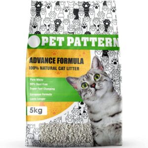 Pet Pattern Natural Clay Unscented Advance Clumping Cat Litter