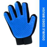 Pet Vogue Double Sided Handbrush for Dogs and Cats (Blue/Black) image 2
