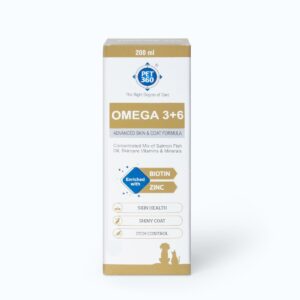 Pet360 Omega 3+6 Itch & Allergy Control Salmon Fish Oil for Dogs & Cats