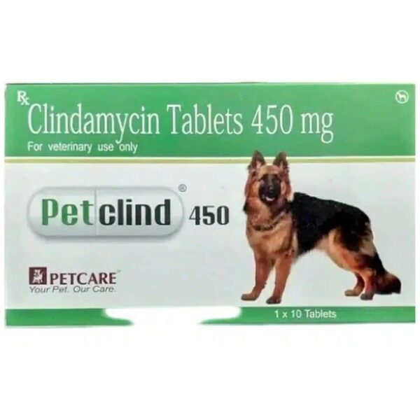 Petcare Petclind 450mg (Clindamycin) Tablet for Dogs
