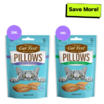 Catfest Pillows with Crab and Chicken Cream Cat Treats Combo image 2