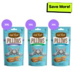 Catfest Pillows with Crab, Chicken and Salmon Cream Cat Treats Combo image 2