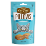 Catfest Pillows with Salmon and Crab Cream Cat Treats Combo image 3