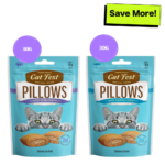 Catfest Pillows with Salmon and Crab Cream Cat Treats Combo image 1