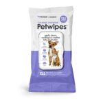 Petkin Calming Lavender Petwipes for Dogs and Cats image 1
