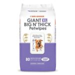 Petkin Gaint Big N' Thick Lavender Scented Petwipes for Dogs and Cats image 1