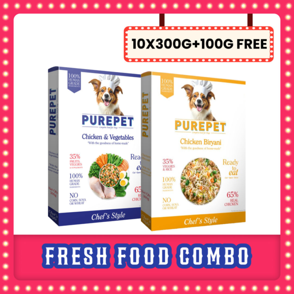 Purepet Chicken Biryani Fresh Food For Dogs