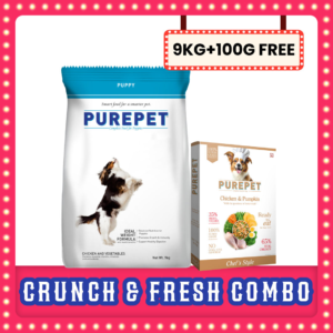 Purepet Chicken & Vegetable Puppy Dog Dry Food