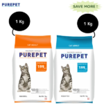 Purepet Mackerel and Ocean Fish Adult Cat Dry Food Combo image 2