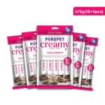 Purepet Tuna and Bonito Lickable Creamy Treats for Cats image 1