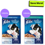 Purina Felix with Sardine and Tuna in Jelly Adult Cat Wet Food image 2