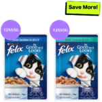 Purina Felix with Sardine and Tuna in Jelly Adult Cat Wet Food image 1