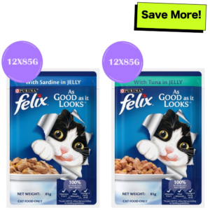 Purina Felix with Sardine and Tuna in Jelly Adult Cat Wet Food