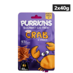 Purrkins Crab & Chicken Soft Jerky Cat Treats image 3