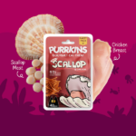 Purrkins Scallop & Chicken Soft Jerky Cat Treats image 4