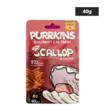 Purrkins Scallop & Chicken Soft Jerky Cat Treats image 1